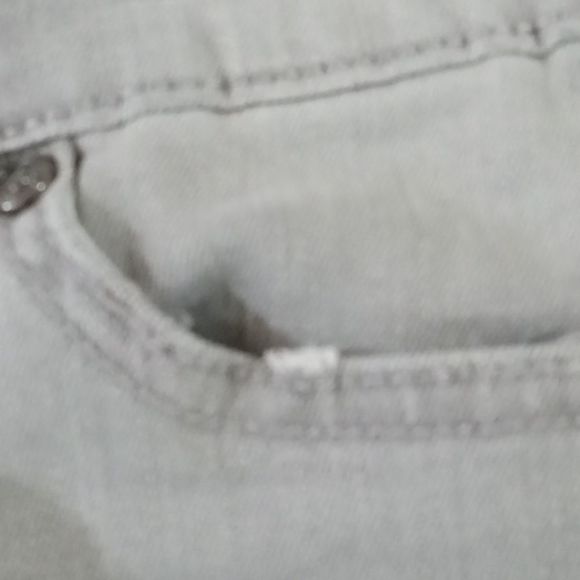 Code Bleu jeans women's size 10 gray Maya straight distress / - Picture 5 of 12